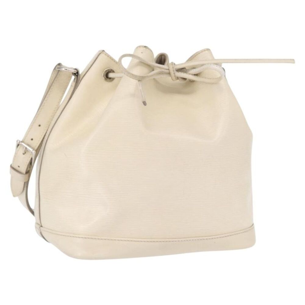 Louis Vuitton Petit Noe Epi Leather White Leather Shoulder Bag Bag